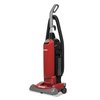 Sanitaire FORCE QuietClean Upright Bagged Vacuum, Sealed HEPA, 23 lb, 4.5qt, Red SC5815E